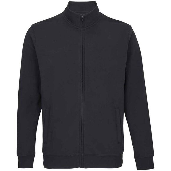SOLS Unisex Adult Cooper Marl Full Zip Jacket / Black - Picture 1 of 4